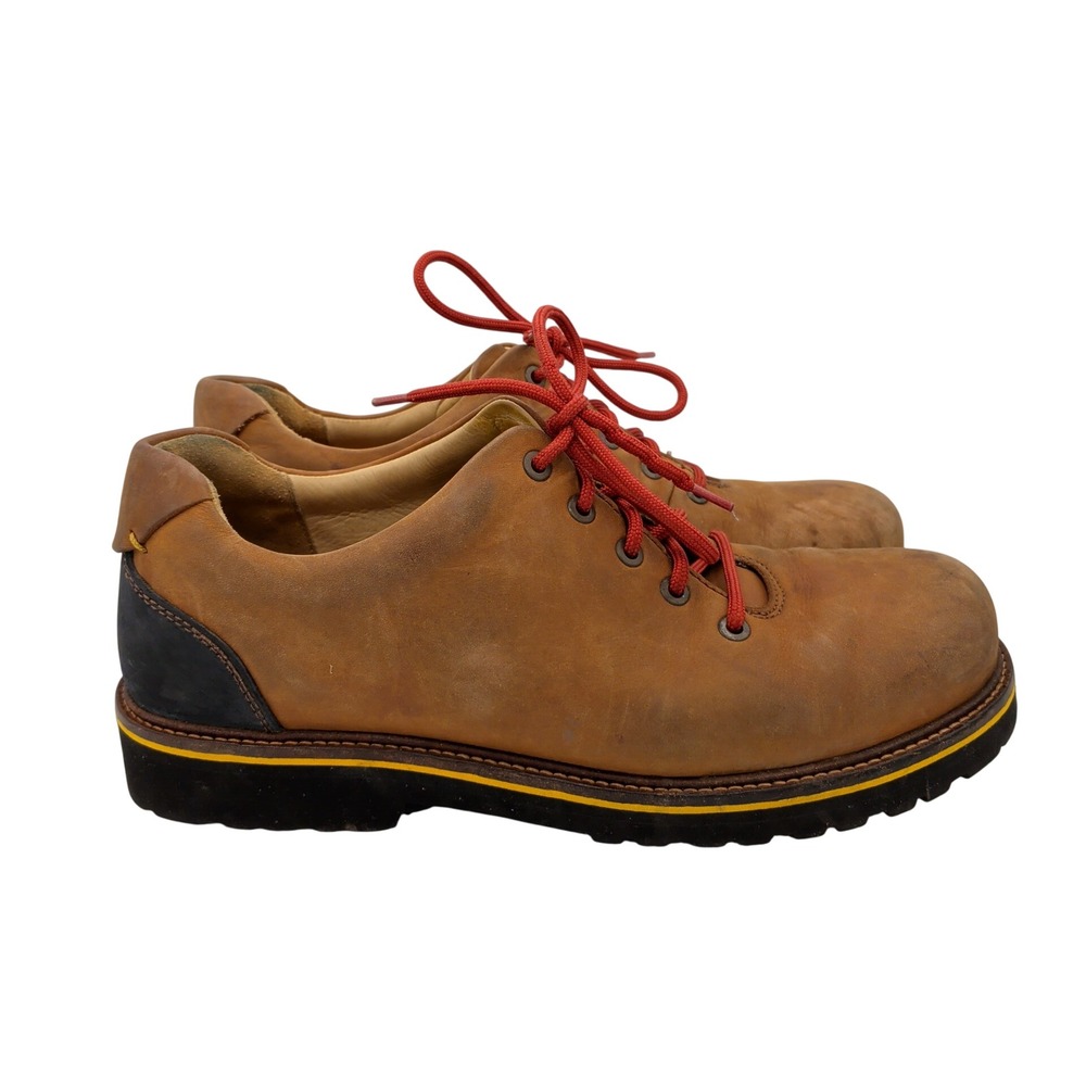 Samuel Hubbard Fresh Casual Tan Leather Vibram Lug Sole Shoes Mens 10 M4100-005